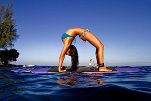 A Paddle Board for Yoga
